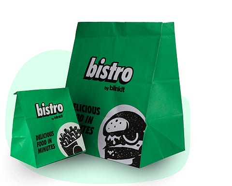 Bistro also promises a focus on "sustainability", with eco-friendly packaging in an effort towards reducing carbon footprint.