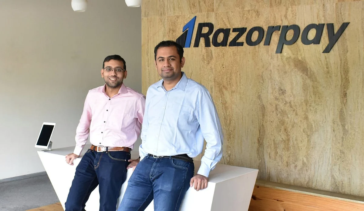 Shashank Kumar, MD and co-founder, Razorpay and Harshil Mathur, CEO and co-founder, Razorpay 
