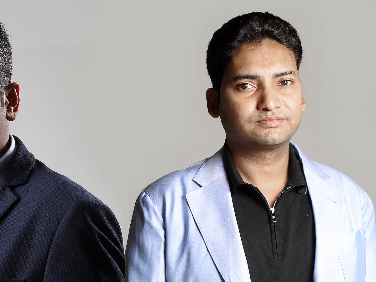 EaseMyTrip co-founder and CEO Rikant Pittie (left) and EaseMyTrip founder and chairman Nishant Pitti.