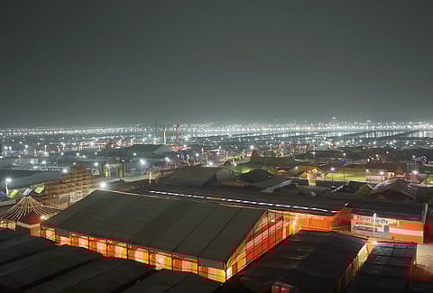 These include the construction of a massive 4,000-hectare tent city, a temporary 76th district of the state.