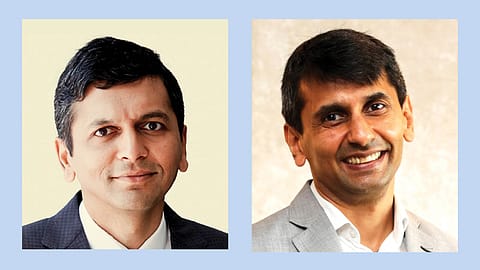 Abhishek Lodha (left) and Abhinandan Lodha