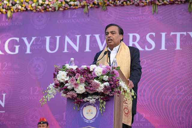 Mukesh Ambani shares vision on green energy, AI, innovation at PDEU