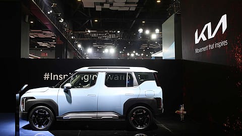 Kia Syros at Bharat Mobility Global Expo 2025.