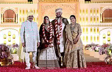 Jeet Adani marries Diva Shah in a simple ceremony; Gautam Adani pledges ₹10,000 cr for social causes