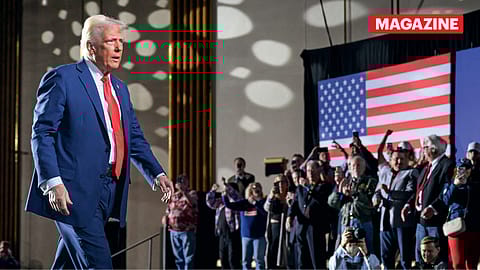 ON THE JOB: U.S. President 
Donald Trump