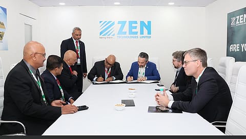 Zen Technologies signed a strategic deal with TXT e-Tech and PACE, TXT Group during Aero India 2025 event in Bengaluru last week