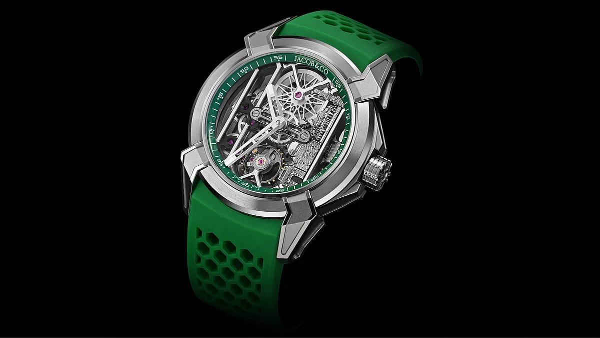 The India-inspired collection features four limited-edition watches in red, green, powder blue, and navy blue, with only 11 pieces per colour.