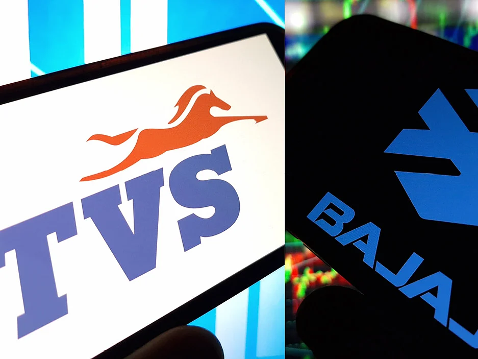 TVS Motors Company's shares jump as much as 5% in intraday trade on Monday.