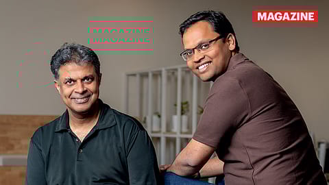 (From left): Sarvam AI Co-founders Vivek Raghavan and Pratyush Kumar.