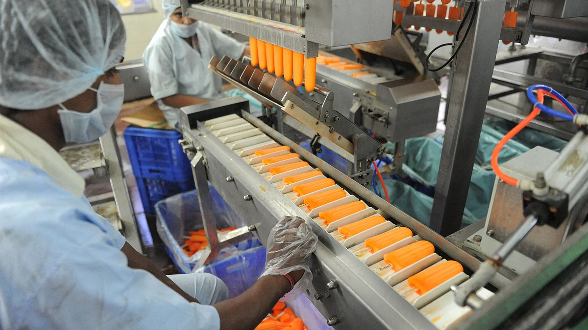 For ice cream companies,  the scorching temperatures spell a business boom. 