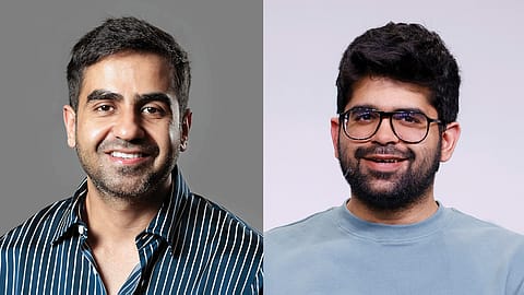Nikhil Kamath, co-founder, Zerodha (Right); Aravind Srinivas, co-founder and CEO, Perplexity AI (Left).