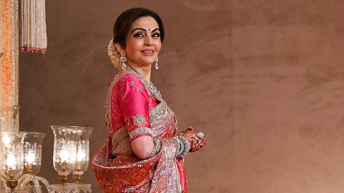 Nita Ambani, Chairperson of the Reliance Foundation. The inaugural Nita Mukesh Ambani Cultural Centre India Weekend in New York City will celebrate India's rich cultural legacy on a global stage.