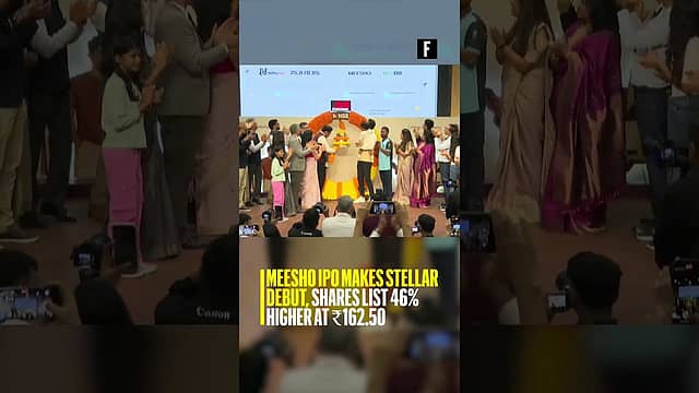 Meesho IPO makes stellar debut, shares list 46% higher at ₹162.50