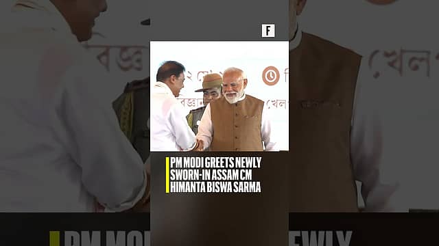 PM Modi greets newly sworn-in Assam CM Himanta Biswa Sarma