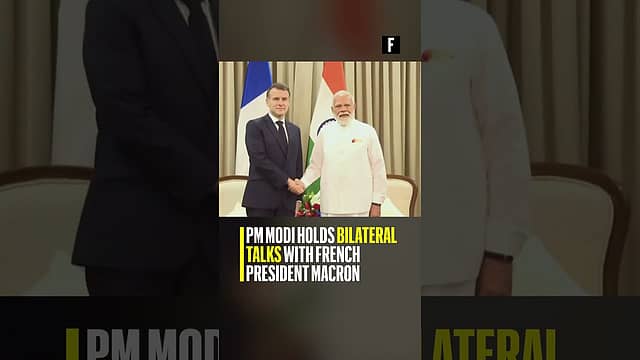 PM Modi holds bilateral talks with French President Macron