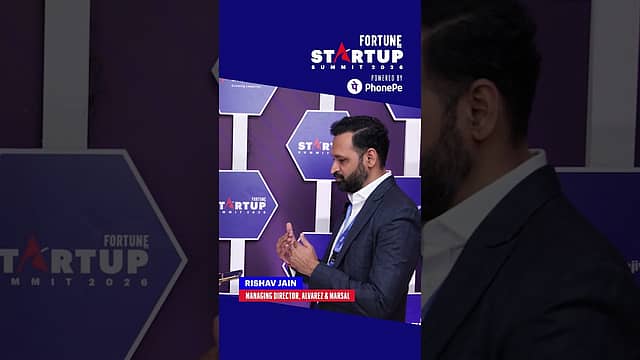 Fortune India Startup Summit 2026 | Rishav Jain of Alvarez & Marsal