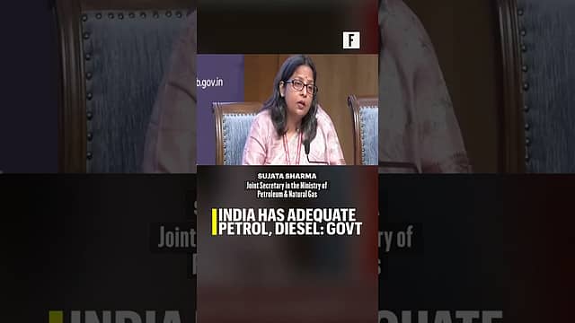 India has adequate petrol, diesel: Govt