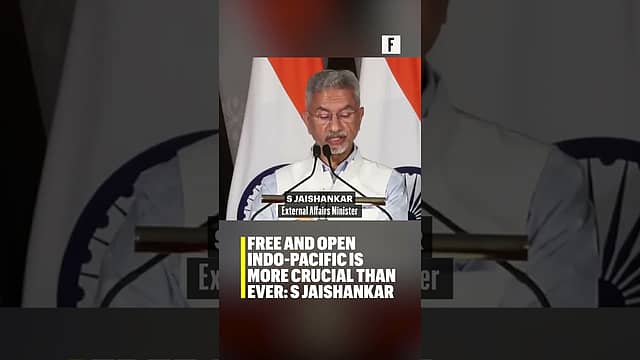 Free and Open Indo-Pacific Is More Crucial Than Ever: S Jaishankar