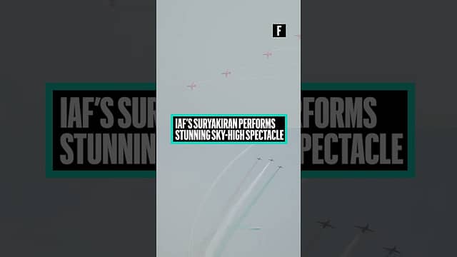 IAF’s Suryakiran Performs Stunning Sky-High Spectacle