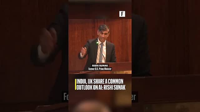 India, UK share a common outlook on AI: Rishi Sunak