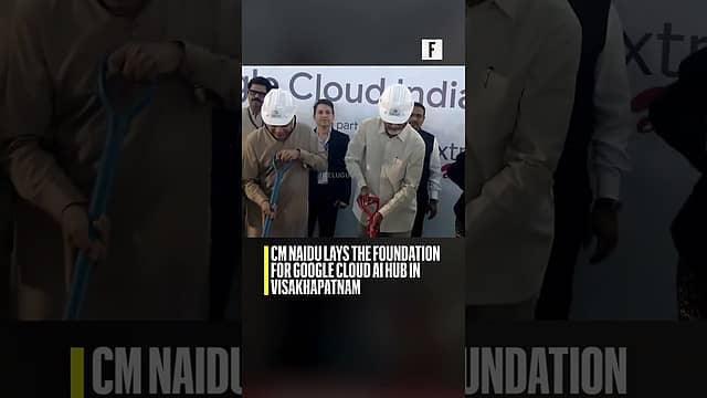 CM Naidu lays the foundation for Google Cloud AI Hub in Visakhapatnam
