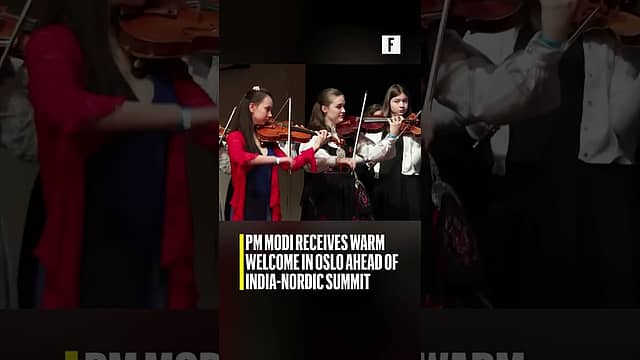 PM Modi receives warm welcome in Oslo ahead of India-Nordic Summit