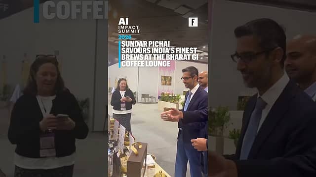 Sundar Pichai savours India’s finest brews at the Bharat GI Coffee Lounge