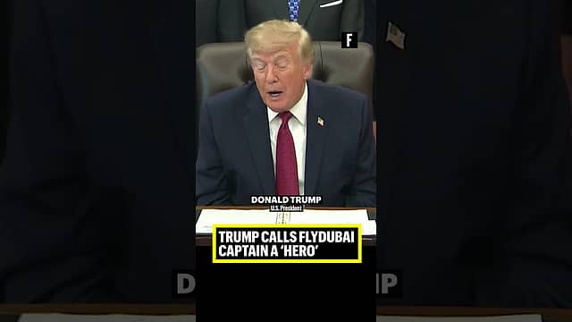 Trump calls Flydubai captain a ‘hero’