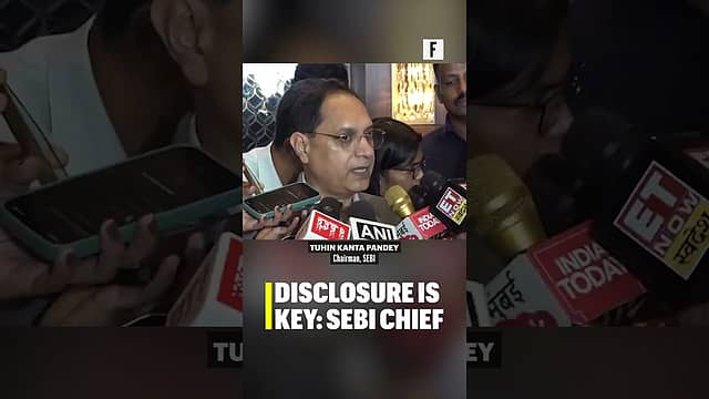Disclosure Is Key: SEBI Chief
