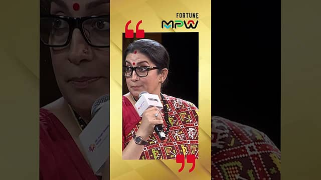 Scaling Women-Led Businesses: Smriti Irani | #MPW2026