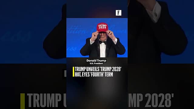 Trump unveils 'Trump 2028' hat, eyes 'fourth' term