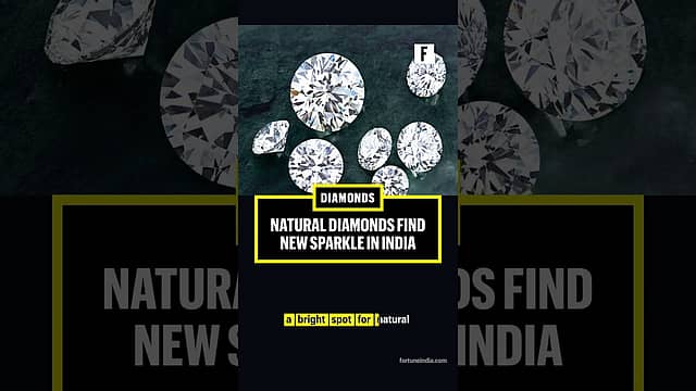 Natural diamonds find a new sparkle in India as buyers trade up to bigger stones #OneMinuteNews