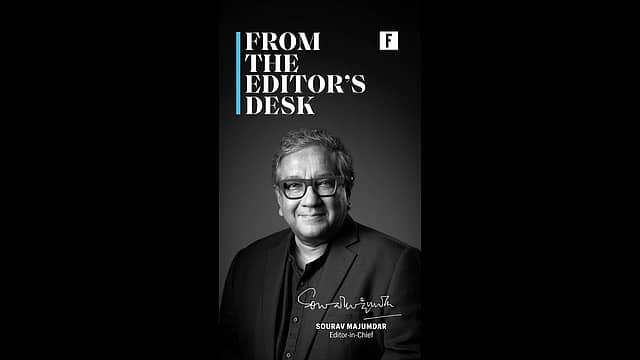 From the Editor’s Desk with Sourav Majumdar