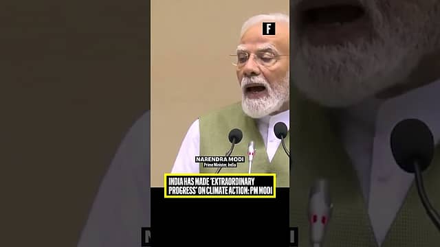 India has made ‘extraordinary progress’ on climate action: PM Modi