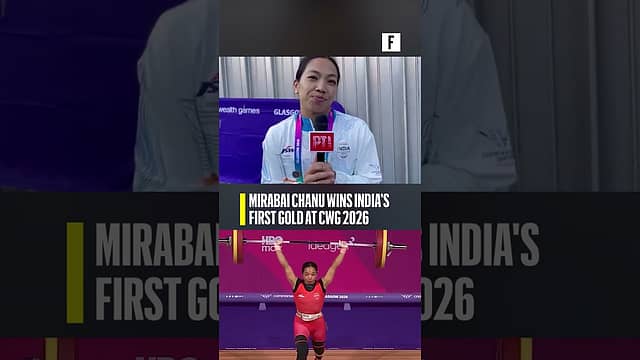 Mirabai Chanu wins India's first gold at CWG 2026