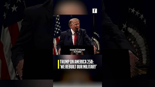 Trump on America 250: 'We rebuilt our military'