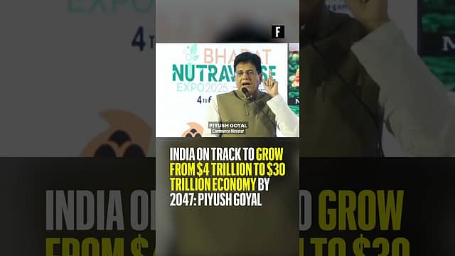 India on track to grow from $4 trillion to $30 trillion economy by 2047: Piyush Goyal