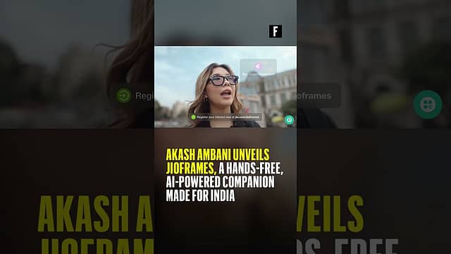 Akash Ambani unveils JioFrames, a hands-free, AI-powered companion made for India