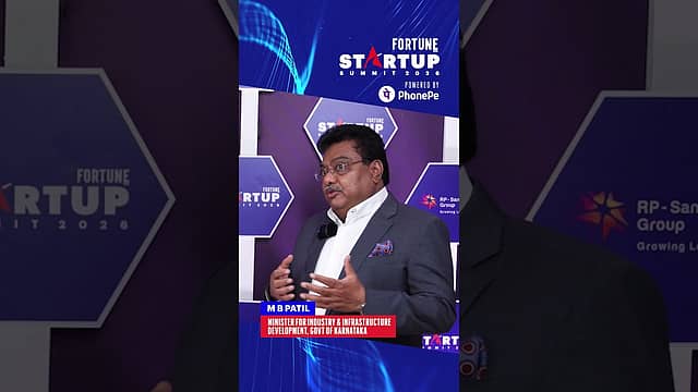 Fortune India Startup Summit 2026 | M. B. Patil, Government of Karnataka