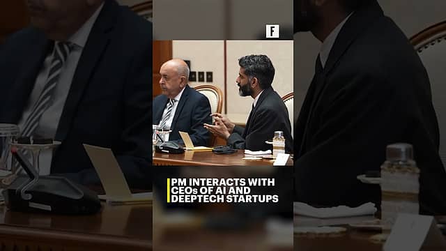 Prime Minister interacts with CEOs of AI and deeptech startups