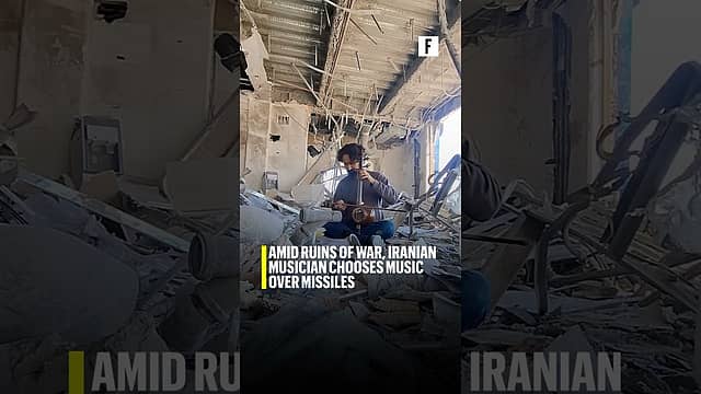 Amid ruins of war, Iranian musician chooses music over missiles