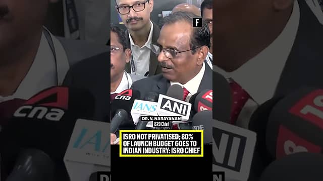 ISRO not privatised; 80% of launch budget goes to Indian industry: ISRO Chief