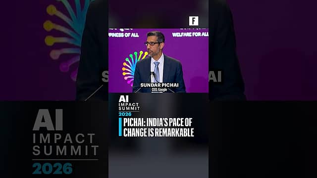 Pichai: India’s Pace of Change Is Remarkable