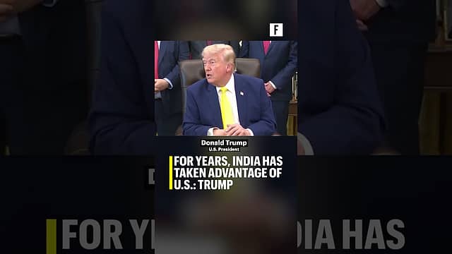 For years, India has taken advantage of U.S.: Trump