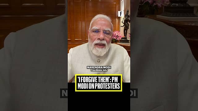 'I forgive them': PM Modi on protesters
