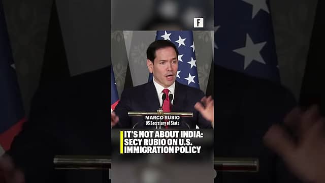 It's not about India: Secy Rubio on U.S. immigration policy