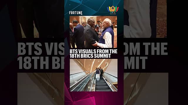 BTS visuals from the 18th BRICS Summit