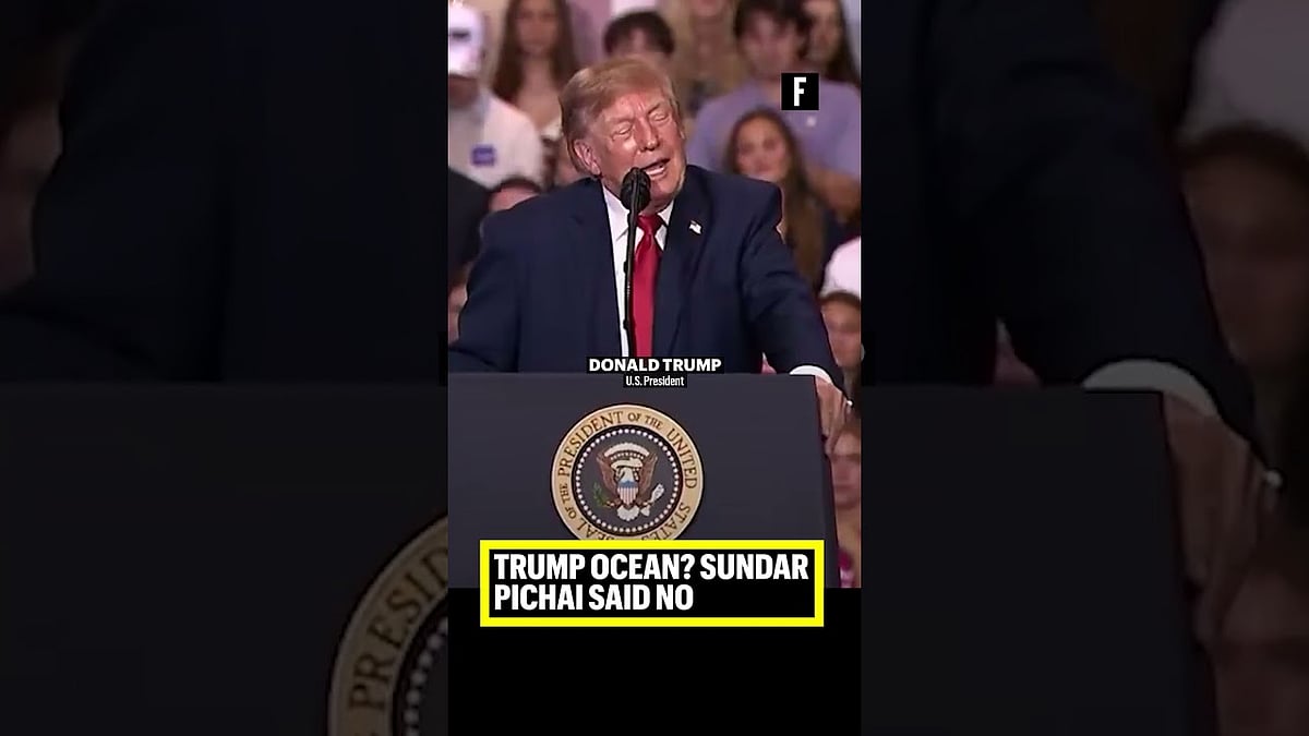 Trump Ocean? Sundar Pichai Said No - Fortune India
