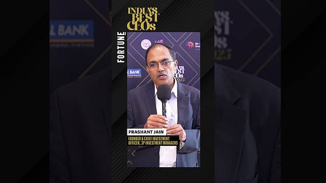 Fortune India's Best CEOs 2025 | Prashant Jain of 3P Investment Managers.