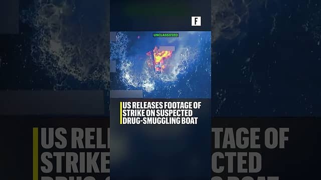 US releases footage of strike on suspected drug-smuggling boat